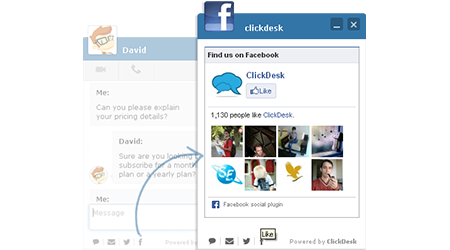facebook chat integration