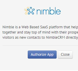 NimbleCRM chat setup guide