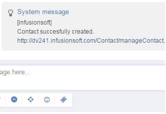 infusionsoft add contact