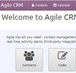 Agile CRM chat features