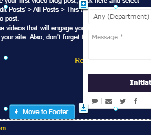 live chat layout-wix
