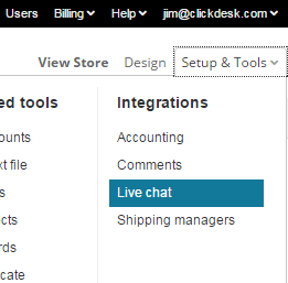 Bigcommerce chat setup