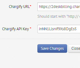 chargify chat module setup