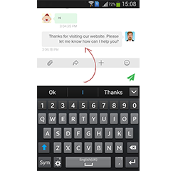Clickdesk android app